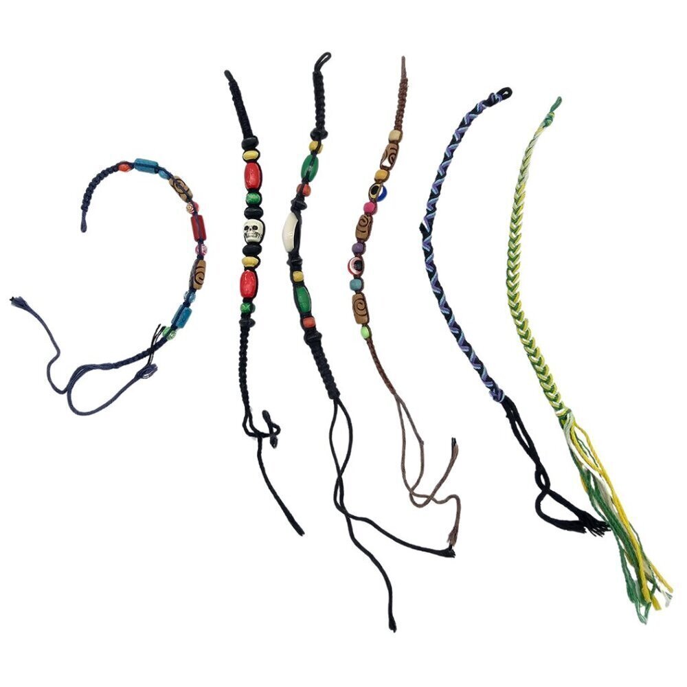 Handmade Rope Bracelets from Mexico (set 6) Multicolor - Picture 4 of 12